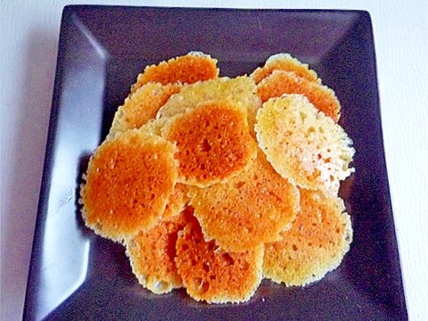 スライスチーズで チーズせんべい レシピ 作り方 By Liqueur 楽天レシピ